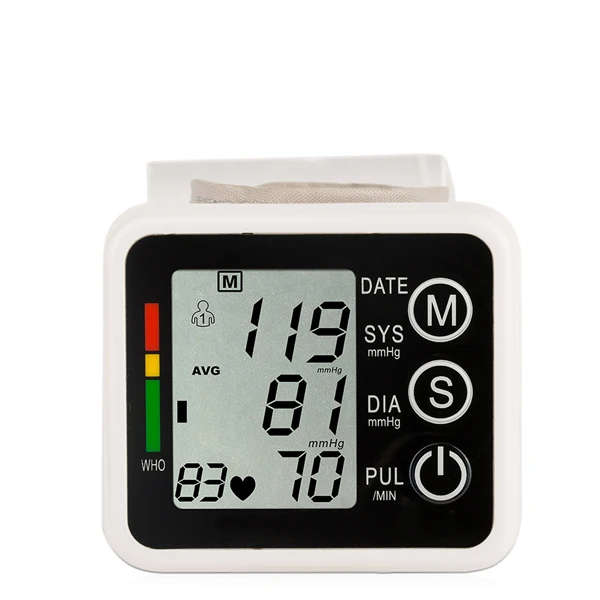 Super Clear Wrist Watch Digital Electronic Blood Pressure Monitor