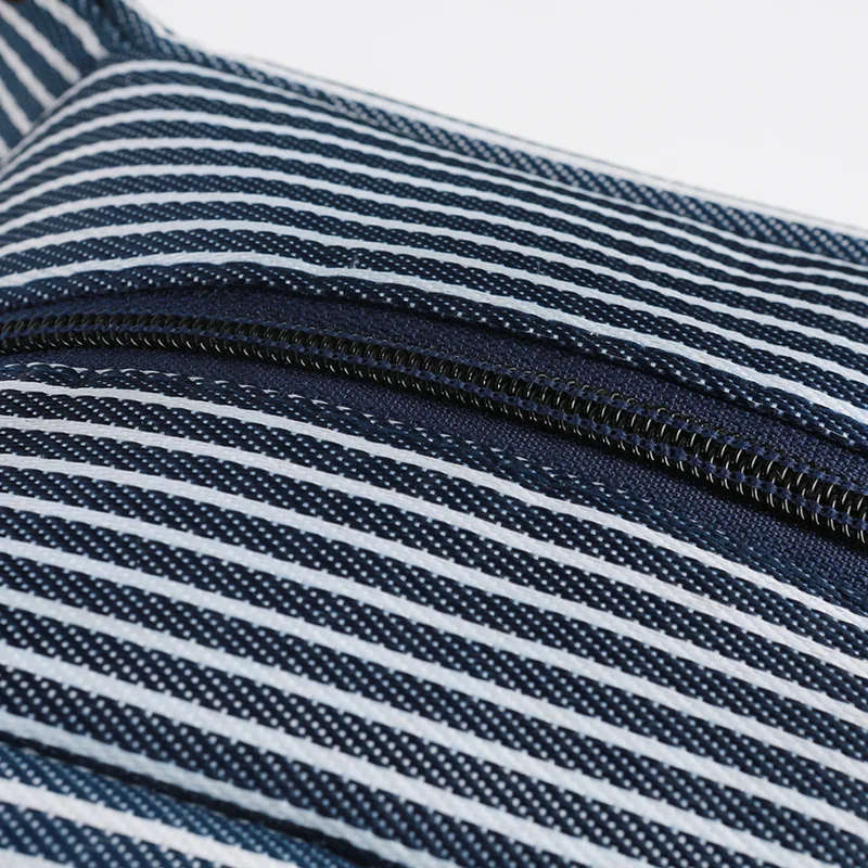 Hot section Oxford cloth striped double insulation bag outdoor picnic bag double meal package