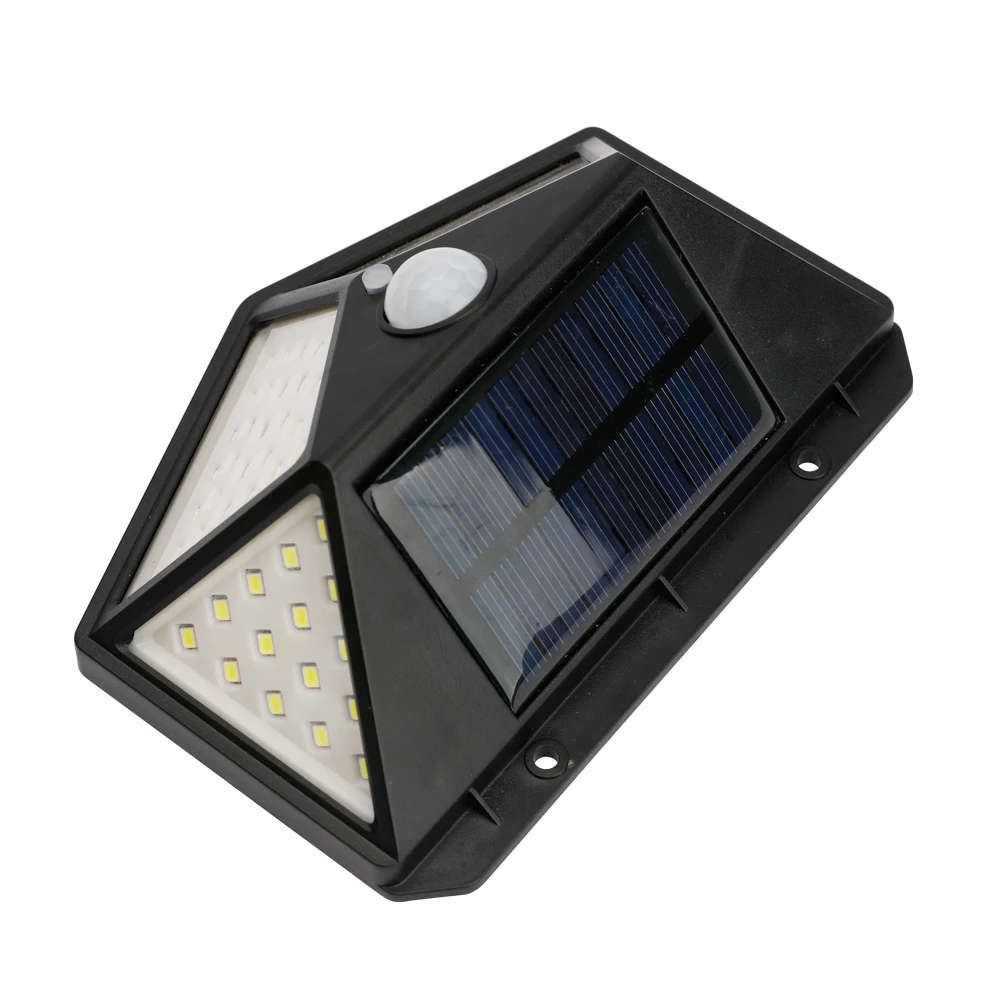 4 Face 100 LED Recharge Outdoor Solar Lamp