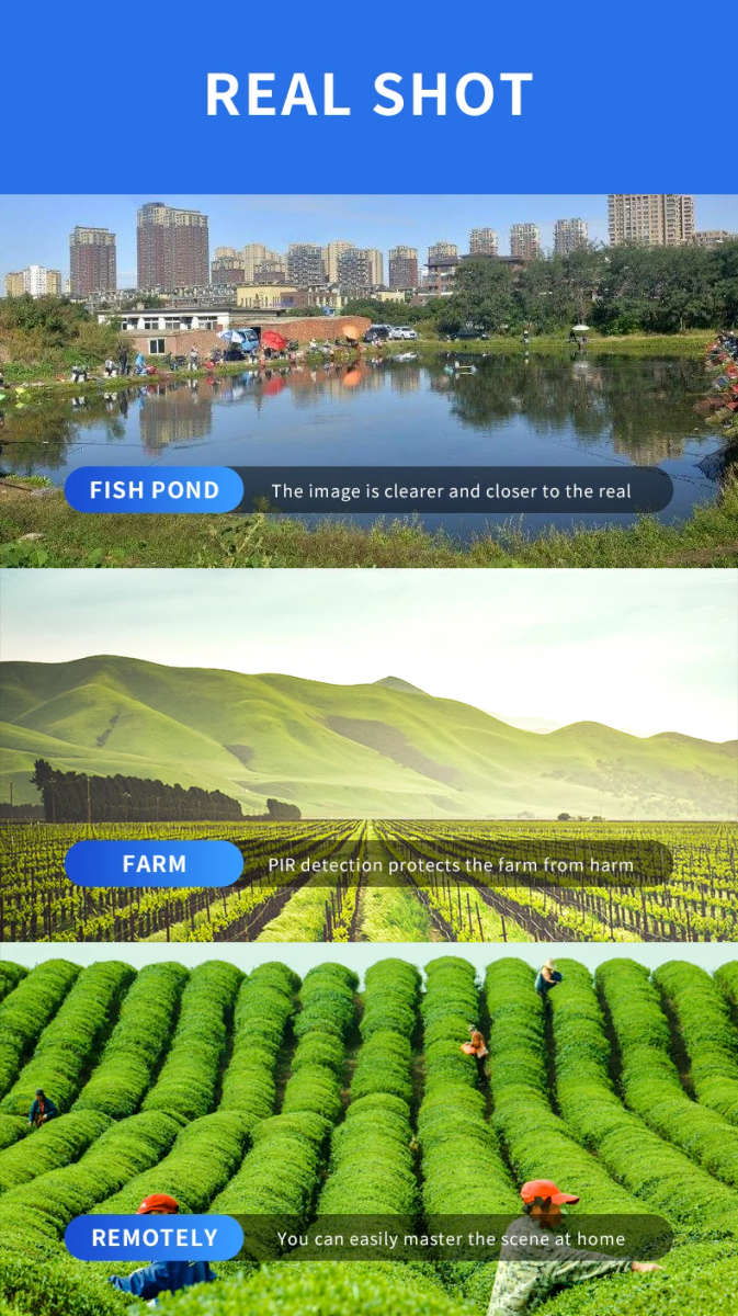 Solar Outdoor Security Wireless PTZ Camera with Sim Card slot (Batteries Included)