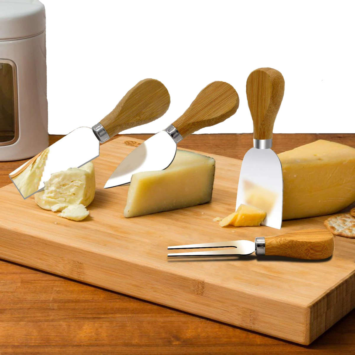 4 Piece Cheese Knife Set