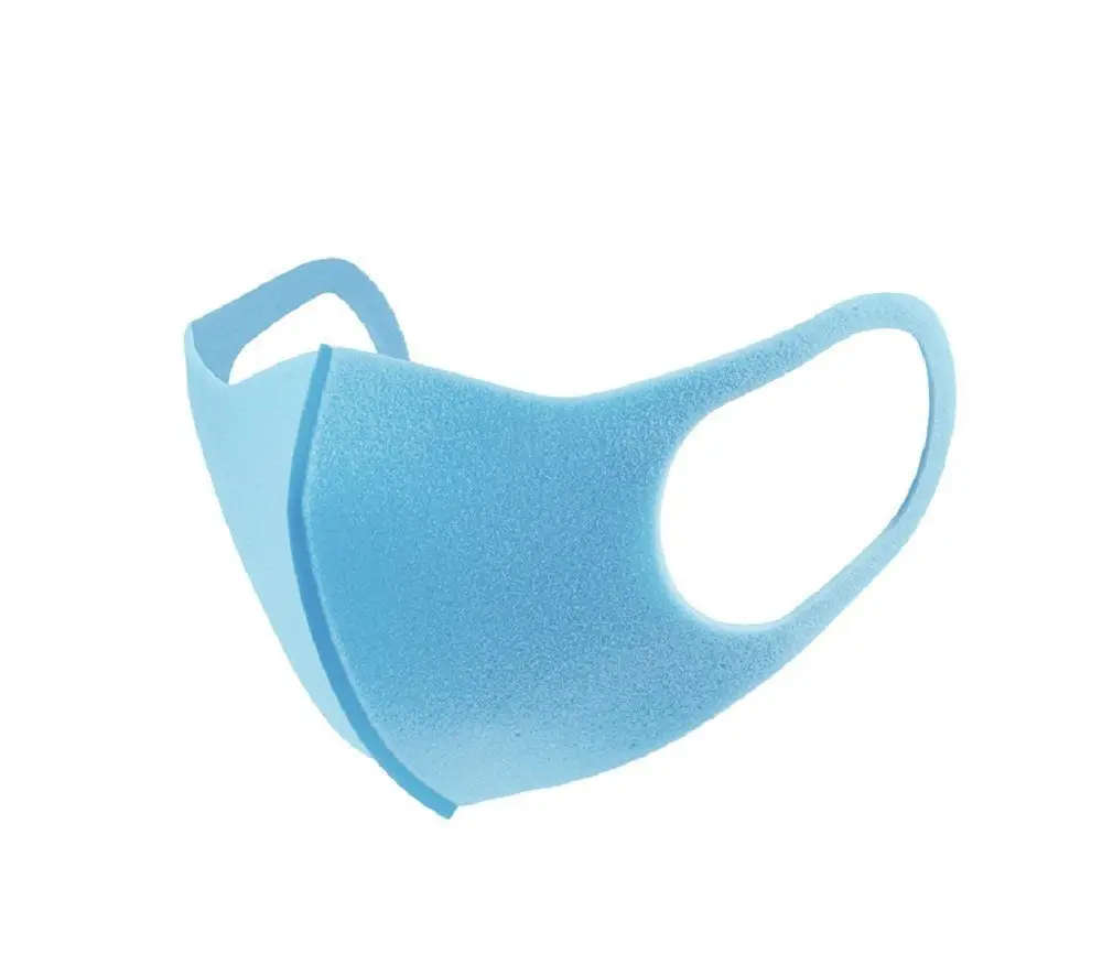 Babbies / Toddlers sponge face mask x 3 - BLUE