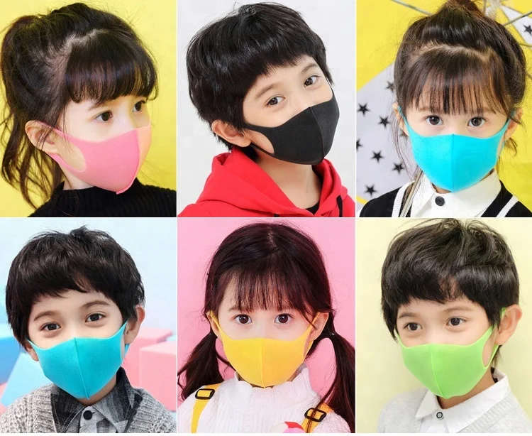 Babies / Toddlers sponge mask x 3 - GREEN