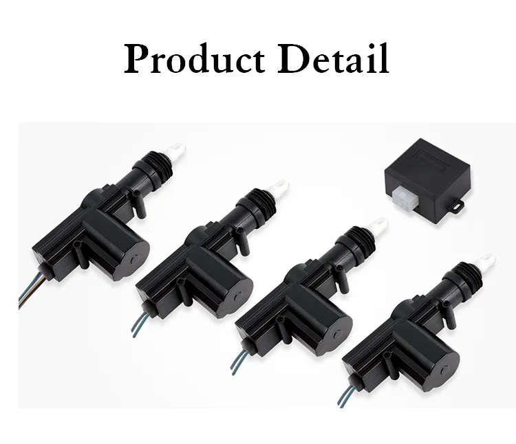 New Universal 4 Door 360 degree Rotation Actuators Car Central Lock Locking Kit