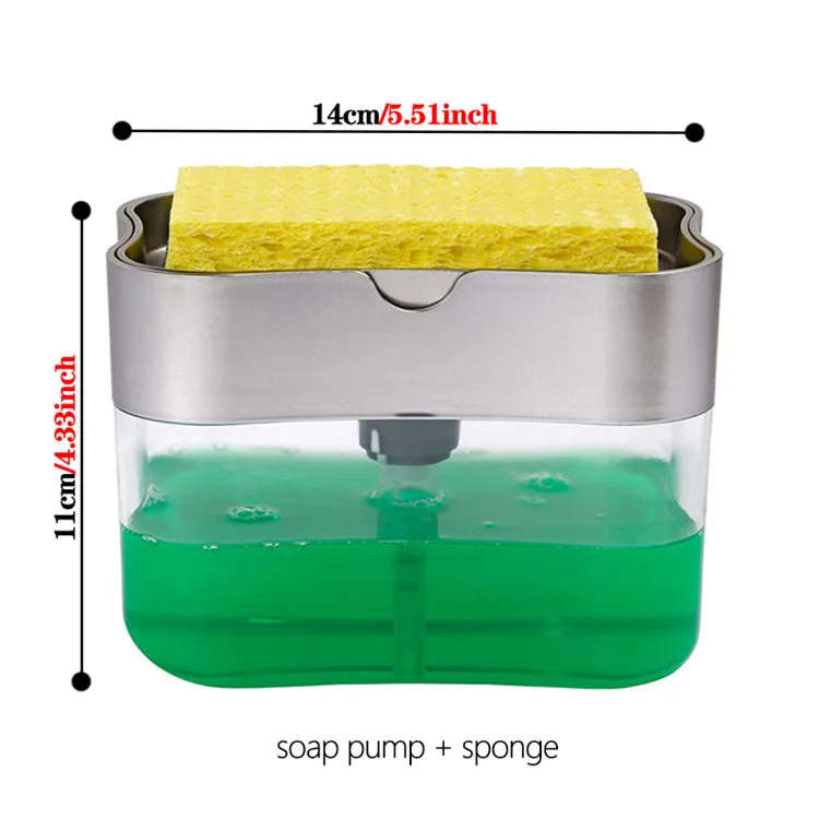 2in1 Sponge Rack Soap Dispenser