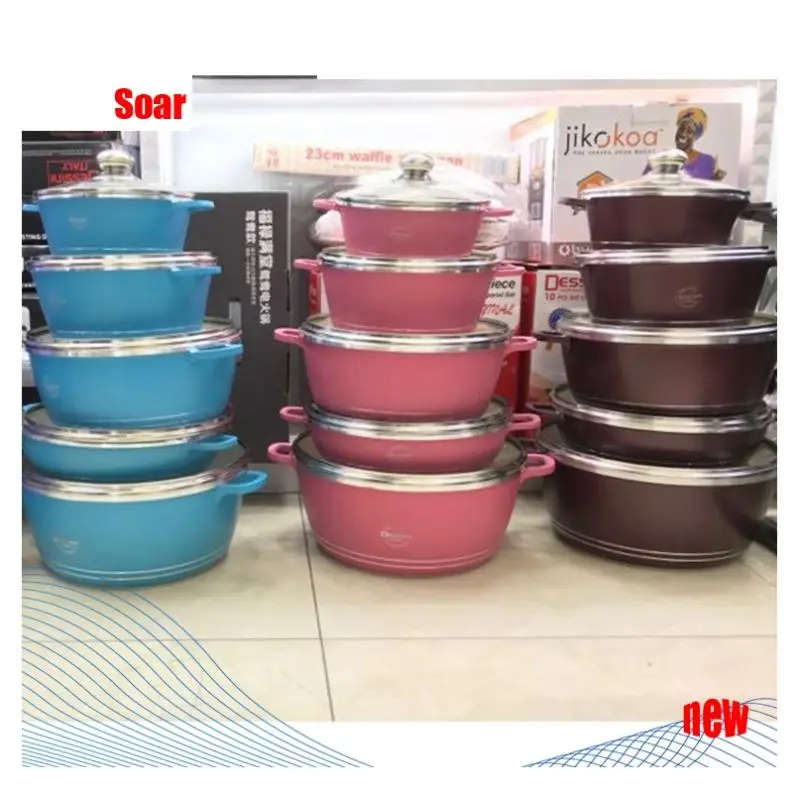 Dessini 10 Pieces Die Casting Cookware Set