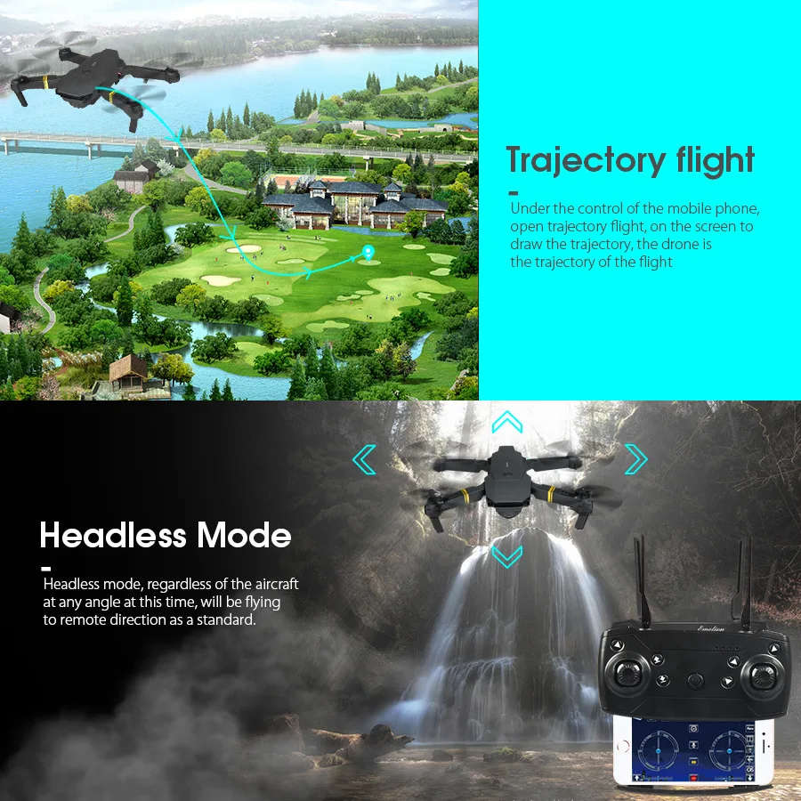 Mini Camera Quadcopter Set WIFI Photography Drone