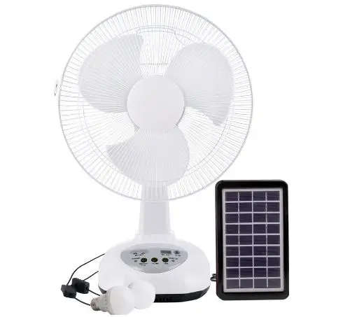 Rechargeable Solar Fan