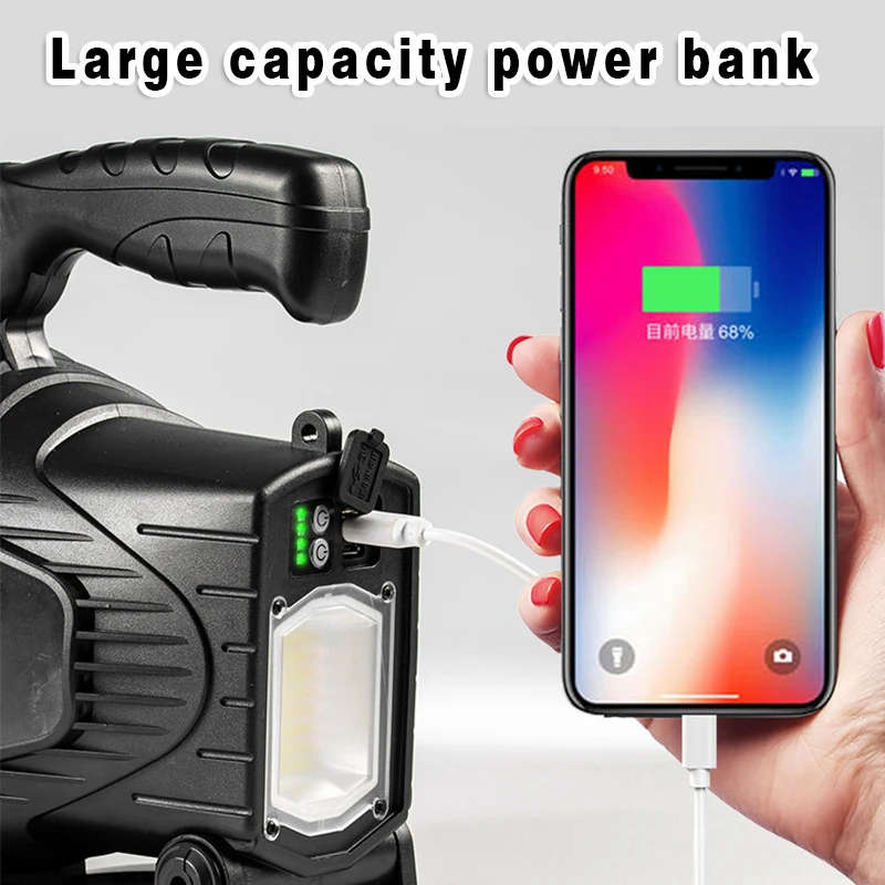 Handheld LED Flash Outdoor Long Range Searchlight