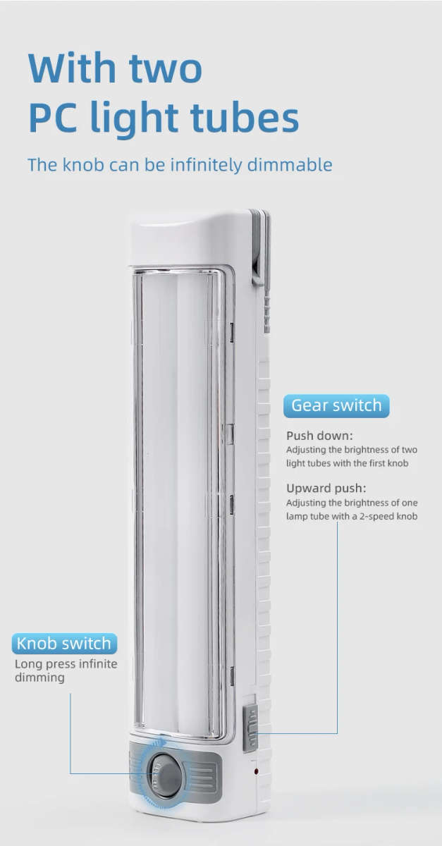 Rechargeable LED Emergency Light WD-843