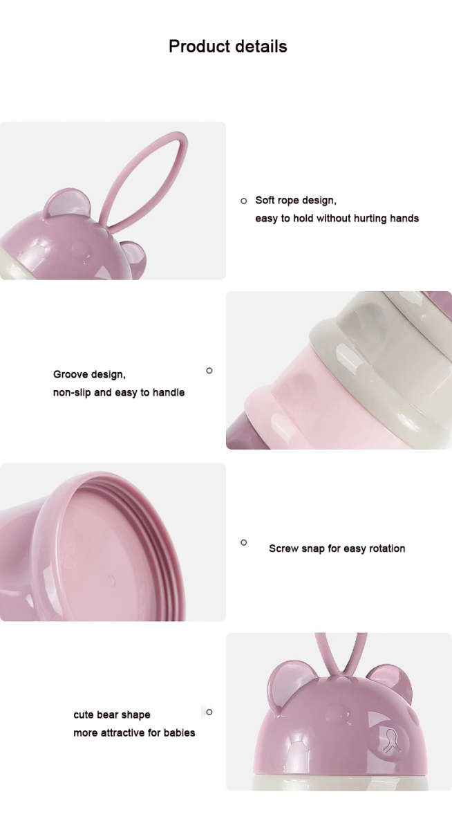 3 Layers baby milk powder formulae dispenser