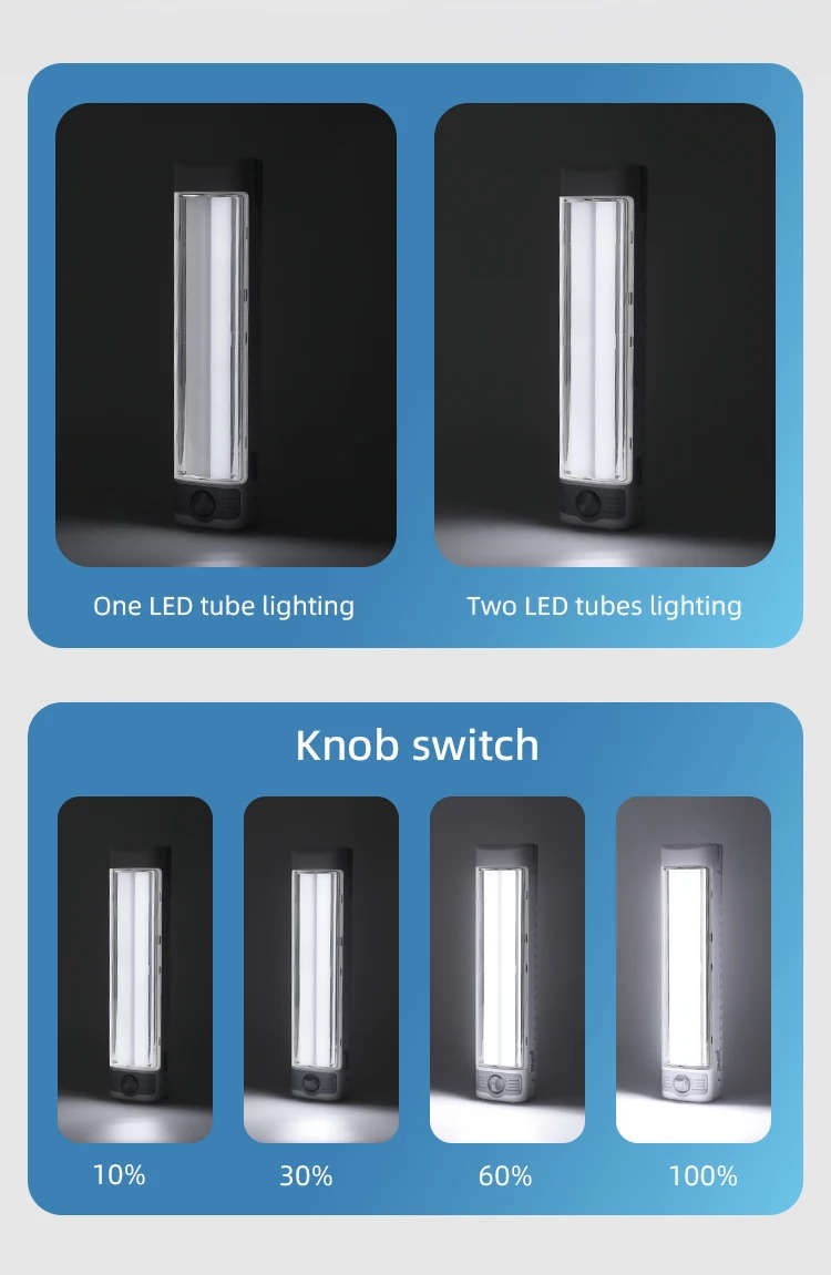 Rechargeable LED Emergency Light WD-843