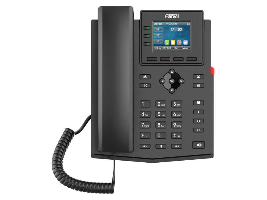 Fanvil 4Sip Colour Screen Voip Phone With Psu X303