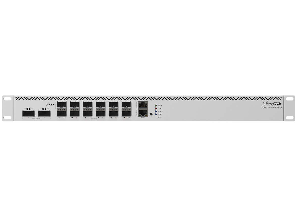 MikroTik MikroTik Cloud Core 12 Port SFP28 2 QSFP28 16 Core Router