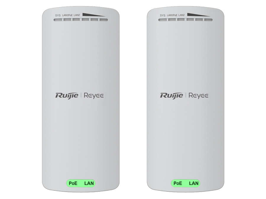 Reyee 2.4Ghz 300Mbps 8Dbi 70° Pre-Paired Kit Rg-Est100-E