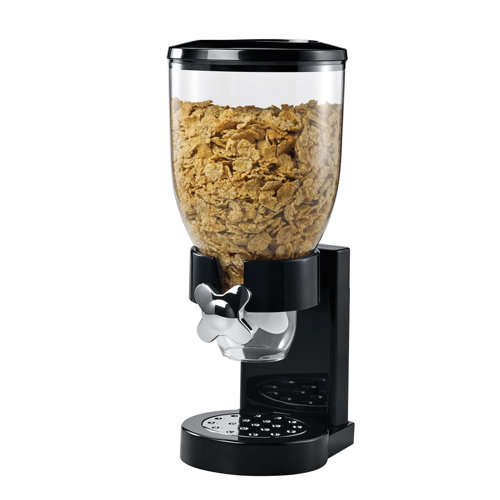 CEREAL DISPENSER BLACK