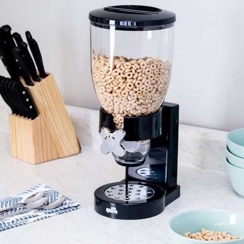 CEREAL DISPENSER BLACK