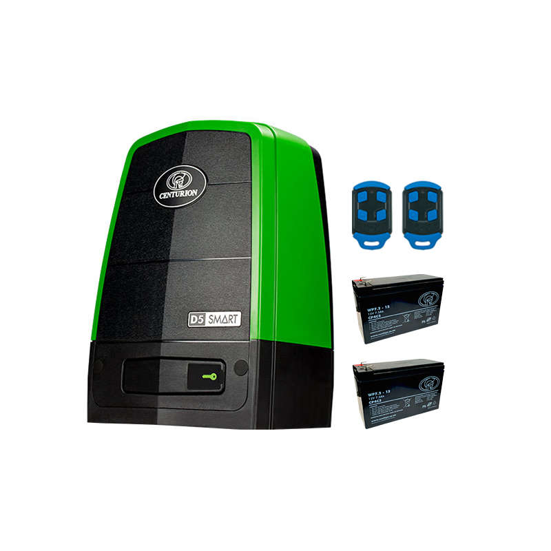 Centurion D5 Smart Gate Motor + 2 Batteries + 2 Remotes