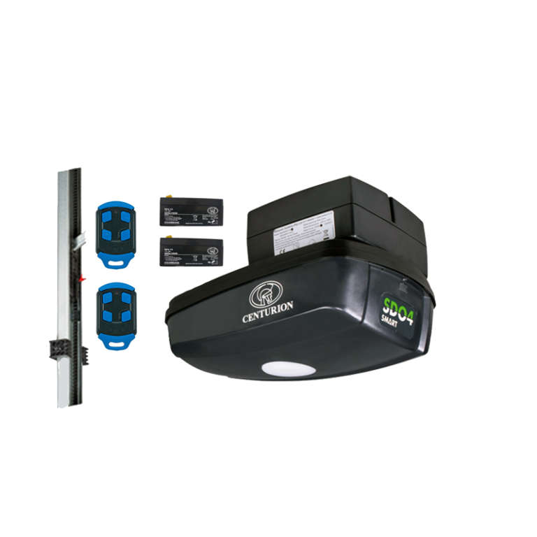 Centurion SDO4 Smart T10 Garage Motor Kit (Includes Track) - Tip-up