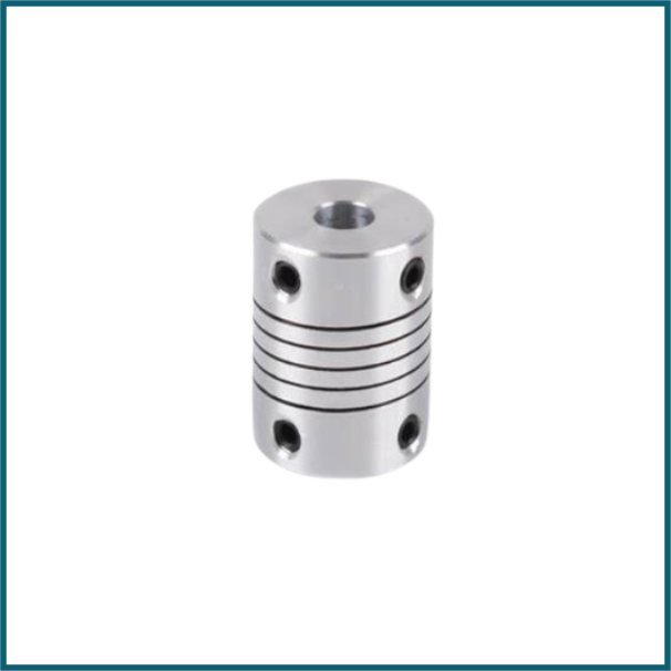Aluminum alloy elastic coupling 3*6.35