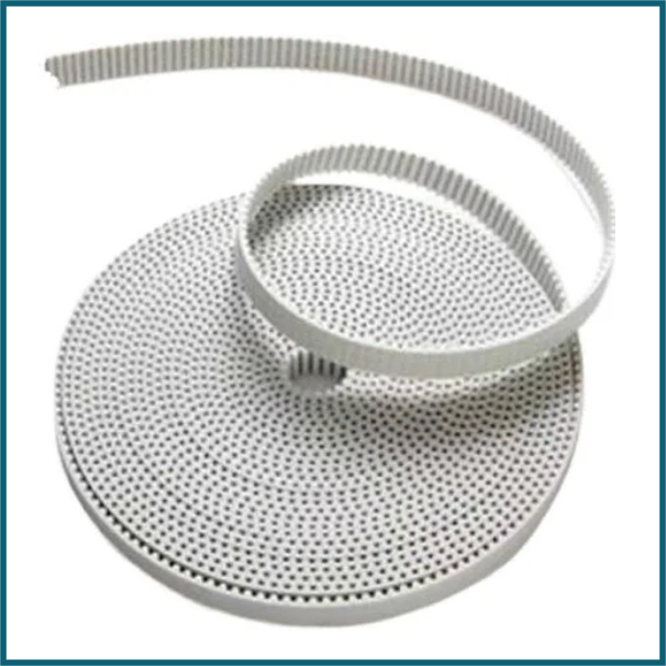 2GT Ring open Synchronous Belt Rubber white Transmission GT2-10mmPU 10Meter/roll