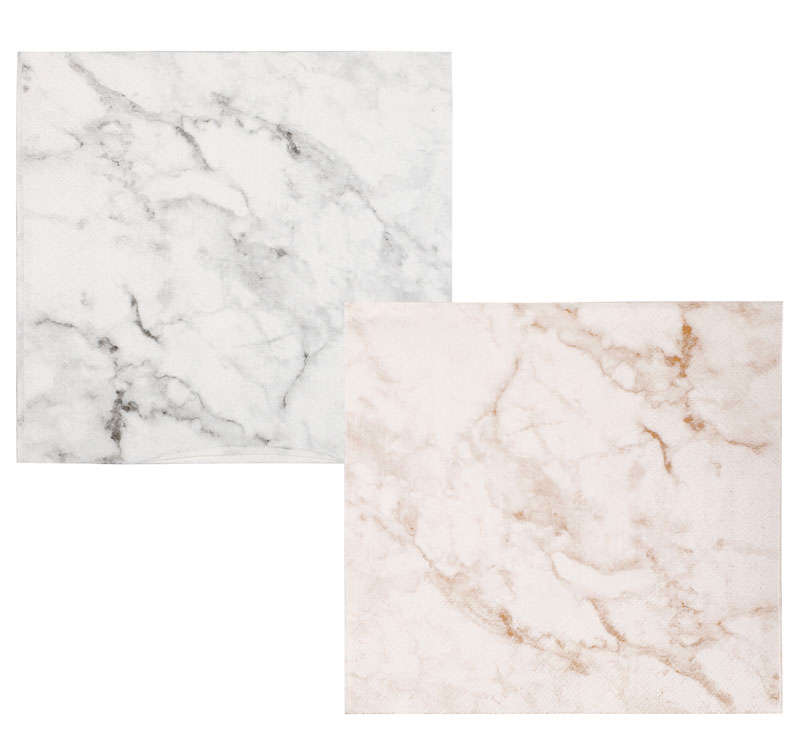 Serviettes 2Ply 33cm 20Pc Marble