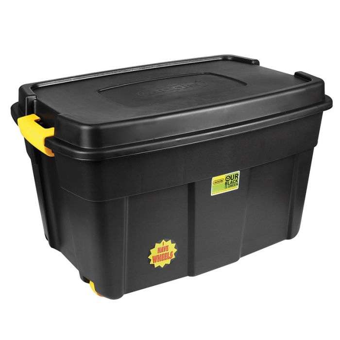 Addis Storage Box Plastic 110L With Wheels