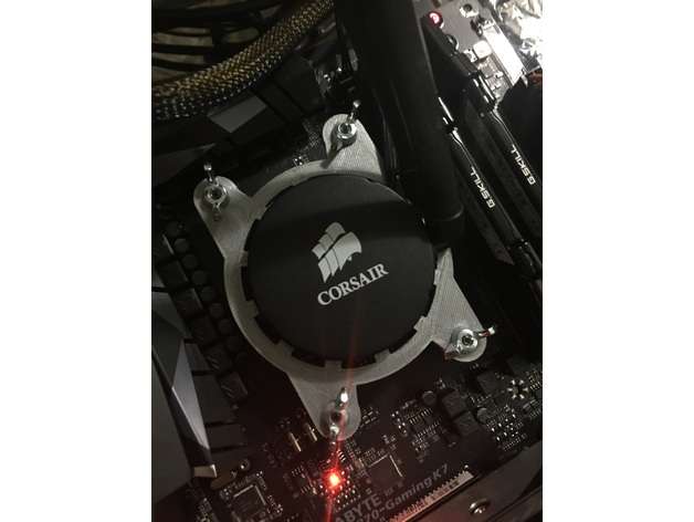 AM4 bracket for Corsair AIO coolers - Black