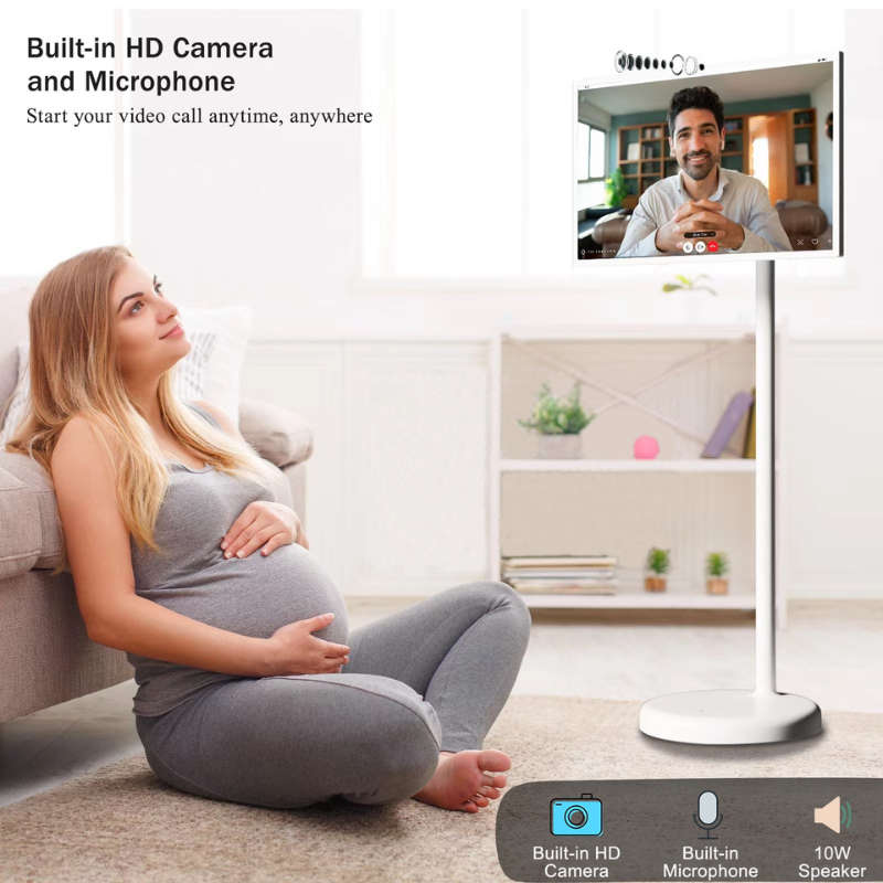 Humand 21.5" Portable Smart TV - Touch Screen with Front Camera 6GB + 128GB