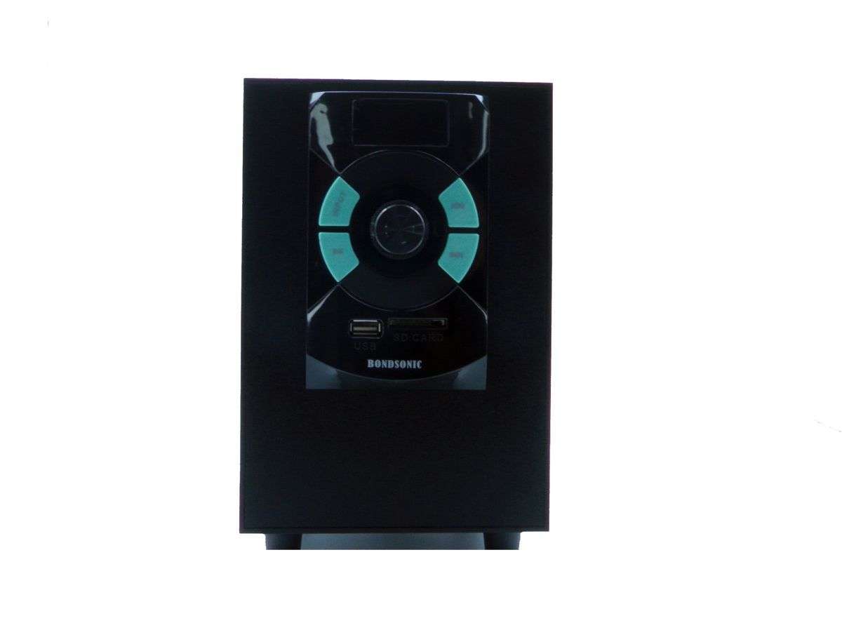 Bondsonic SD-23BT 2.1 Channel Bluetooth Powered Speaker System with Remote