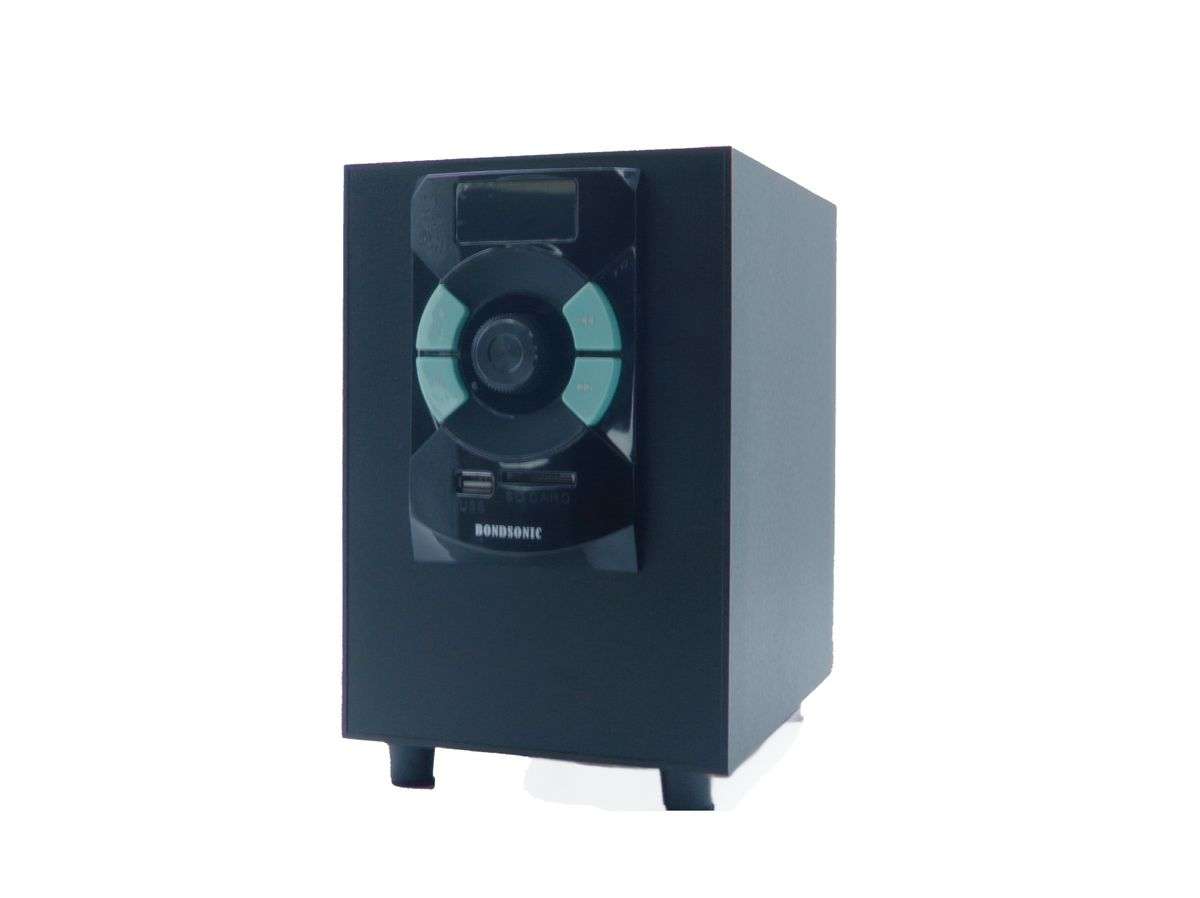 Bondsonic SD-23BT 2.1 Channel Bluetooth Powered Speaker System with Remote