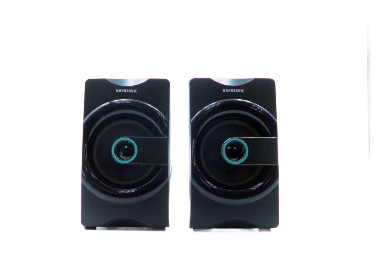 Bondsonic SD-23BT 2.1 Channel Bluetooth Powered Speaker System with Remote