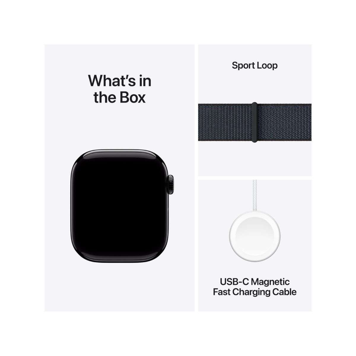 Apple Watch Series 10 GPS Aluminium Case (42mm)with Sport Loop