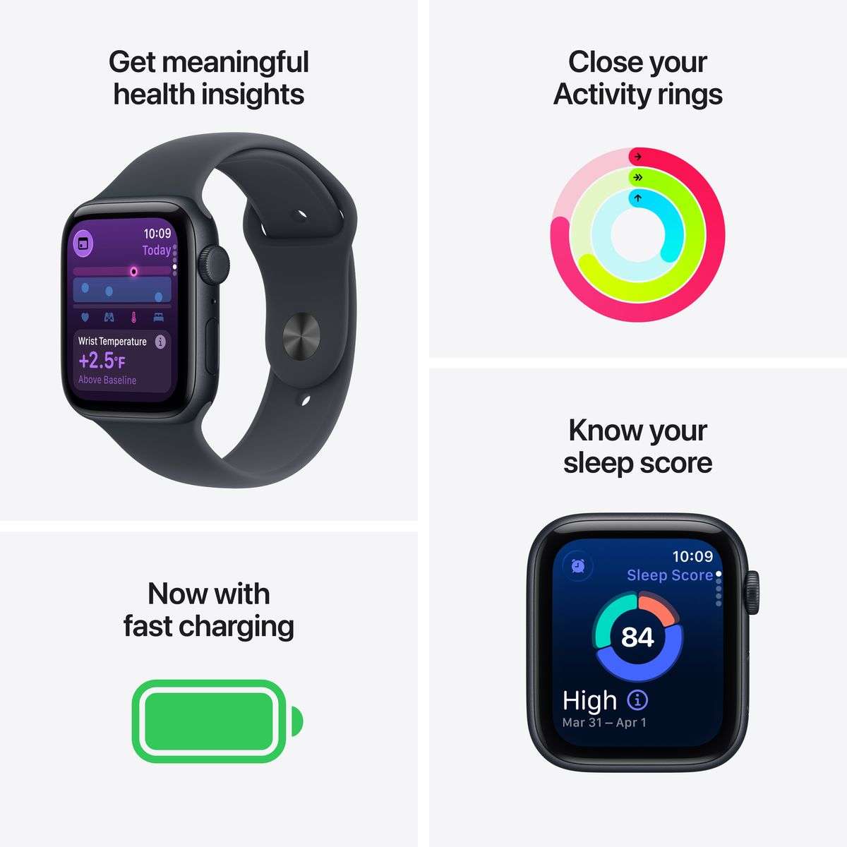 Apple Watch SE 3 GPS + Cellular Aluminium Case with Sport Band