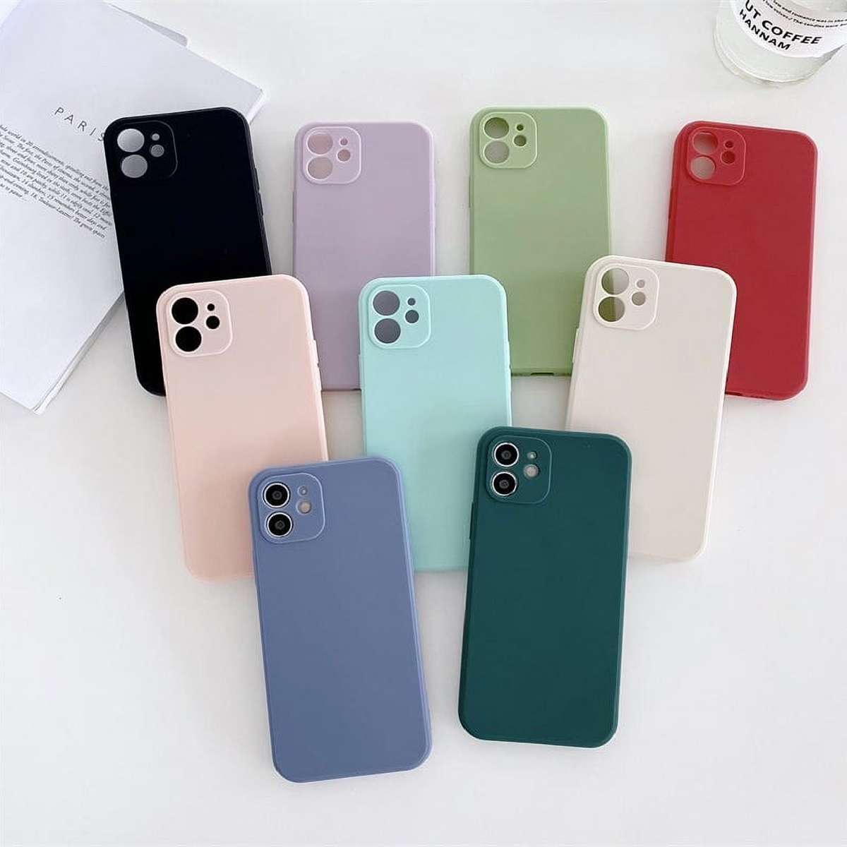 Silicone Case & Screen Protector Combo Deal for iPhone