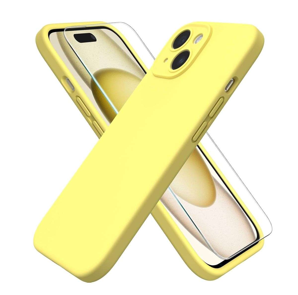 Silicone Case & Screen Protector Combo Deal for iPhone