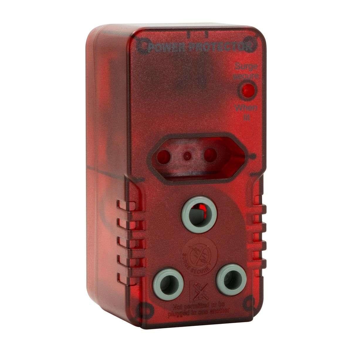 Ellies High Surge Protection Adaptor 1× 16A (3-Pin) + 1× 5A (Euro)