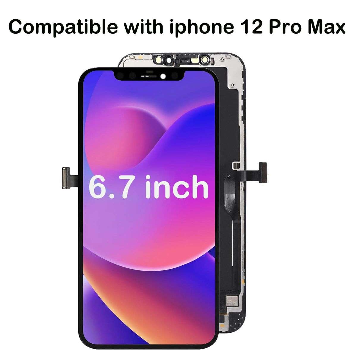 Screen Replacement Compatible with iphone 12Pro Max with Repair Tools