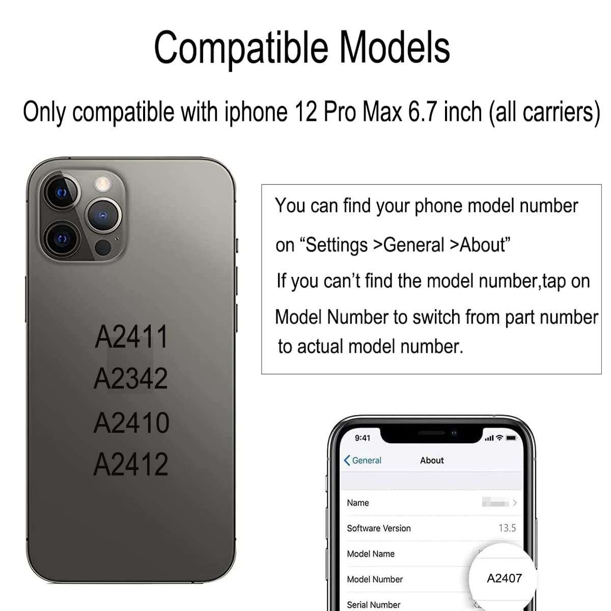 Screen Replacement Compatible with iphone 12Pro Max with Repair Tools