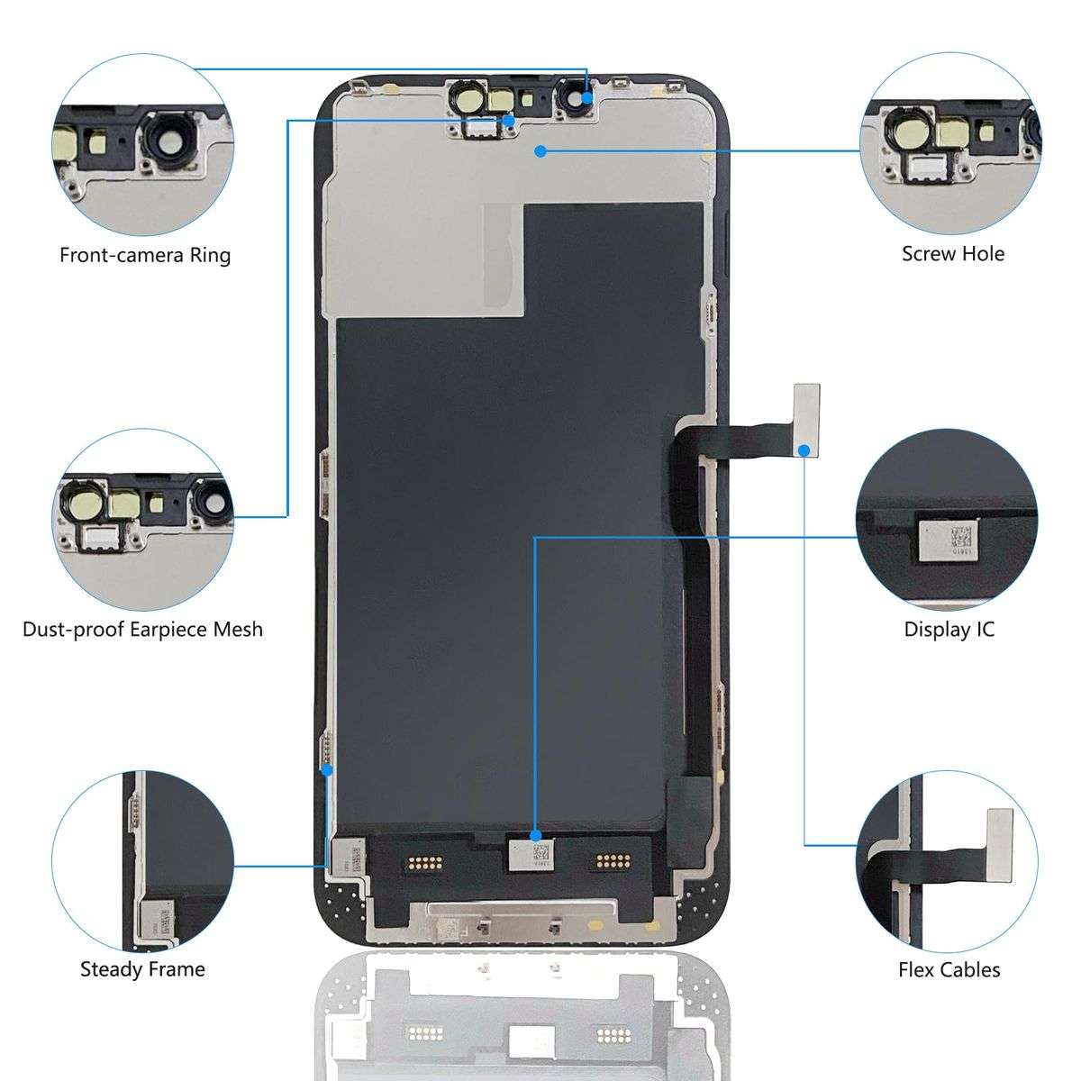 Screen Replacement Compatible with iphone 13 Pro Max with Repair Tools