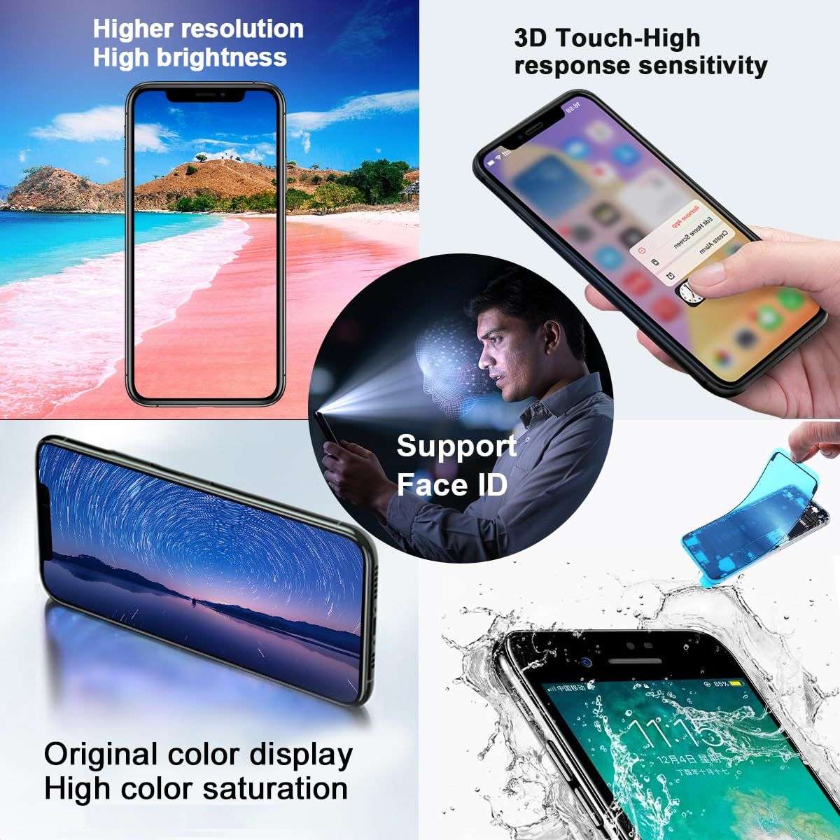 Screen Replacement Compatible with iphone 15 Pro with Repair Tools