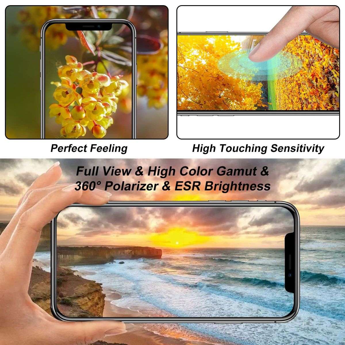 Screen Replacement Compatible with iPhone 15 Pro Max with Repair Tools