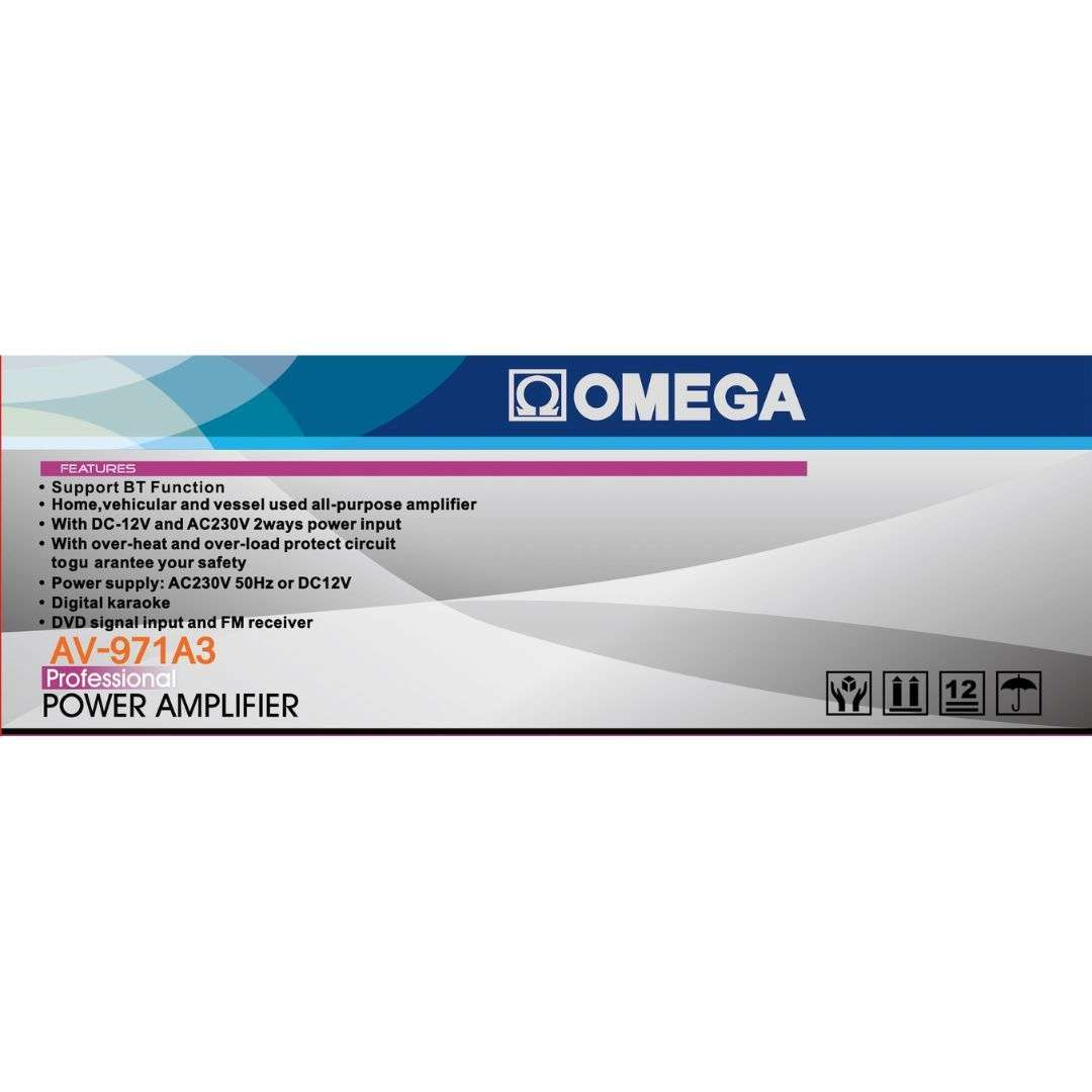 Omega Power Amplifier Professional AV-971A3