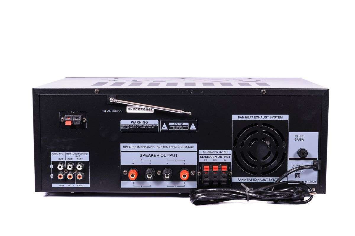 Omega High-Fidelity Professional Amplifier Dual 10-Band Equalizer 97234