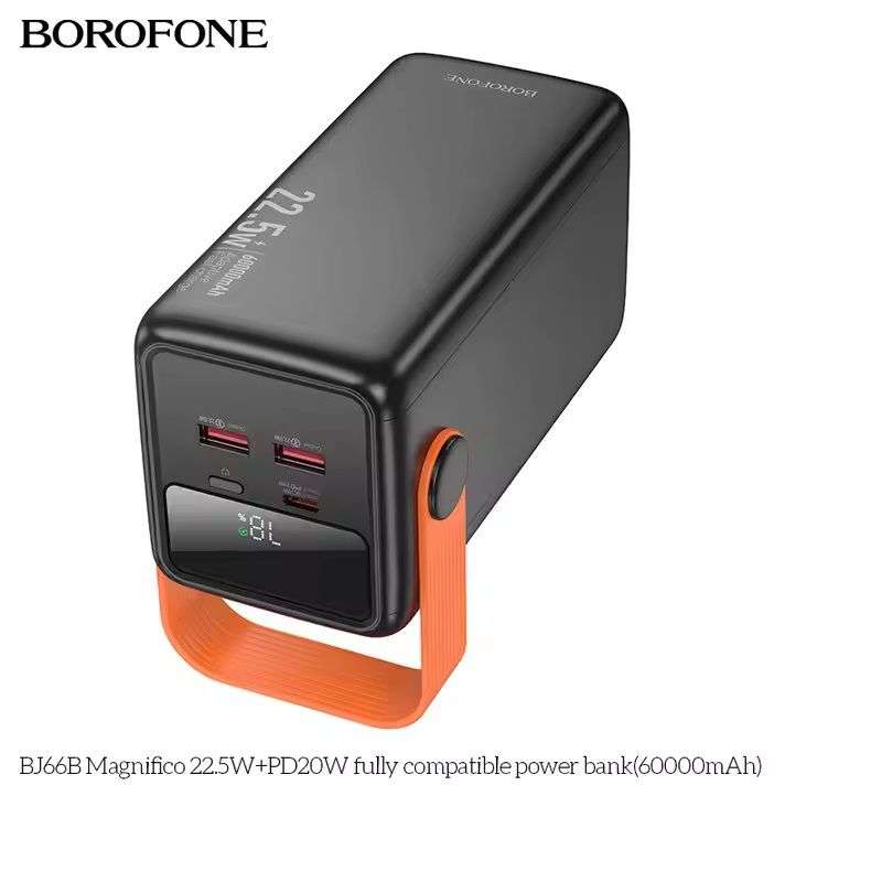 Fast Charging Power Bank With Desk Lamp LED Digital DisplayBJ66B Brofone
