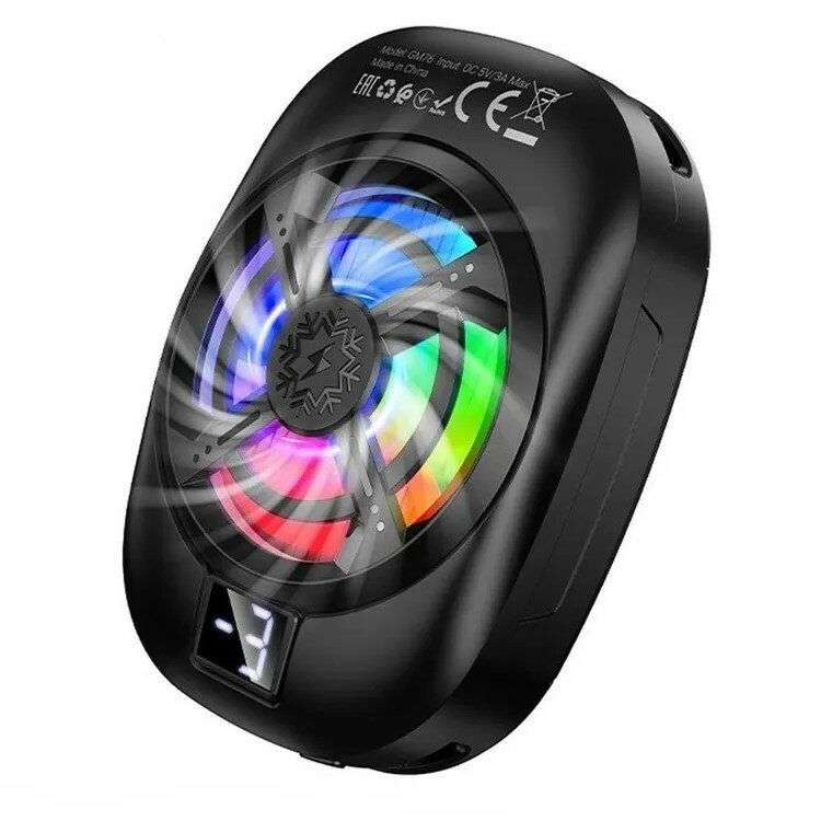 RGB Phone Cooler for Gaming,Live Streaming & High-Performance Cooling-GM76