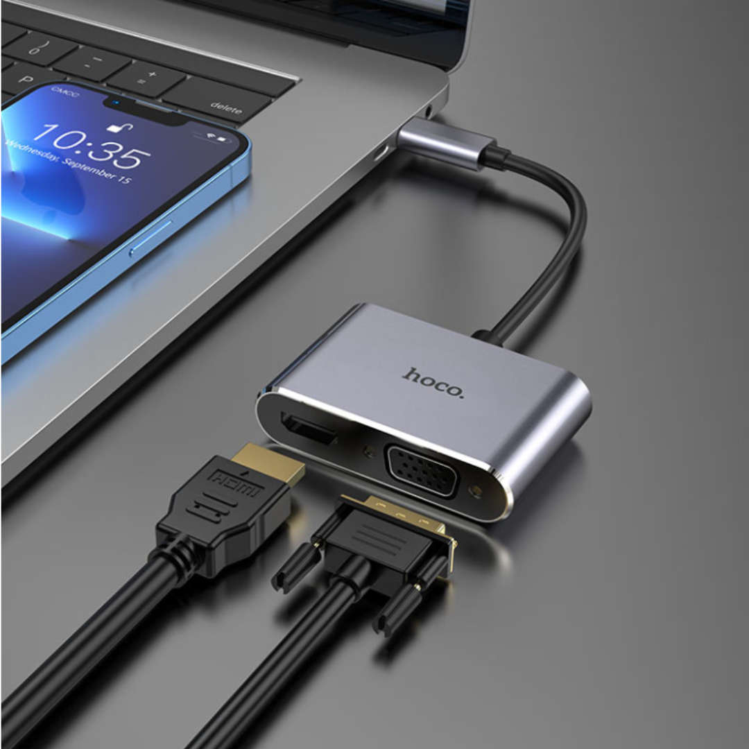 Hoco HB29 Type-C to HDMI + VGA Adapter