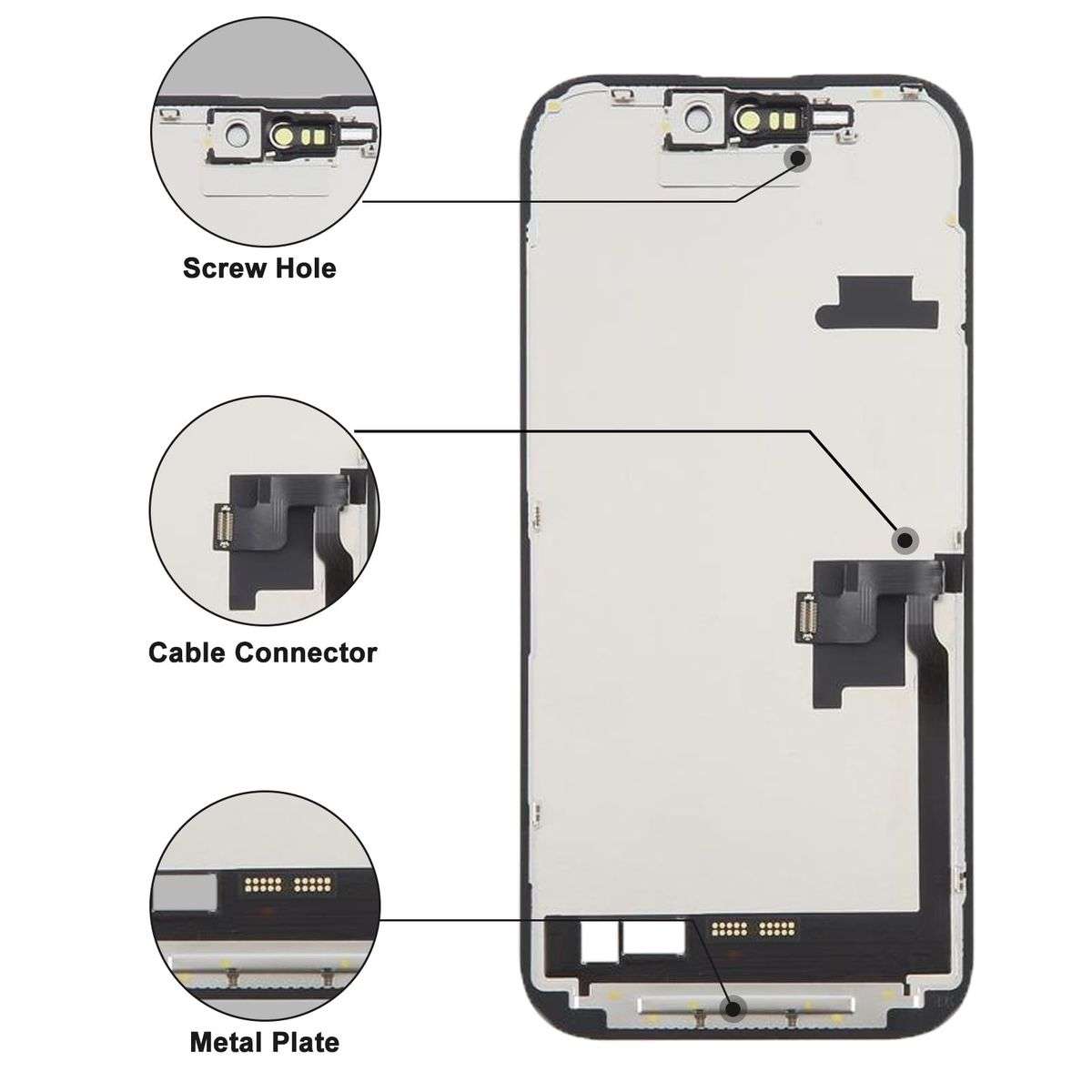 Screen Replacement Compatible with iphone 16 with Repair Tools