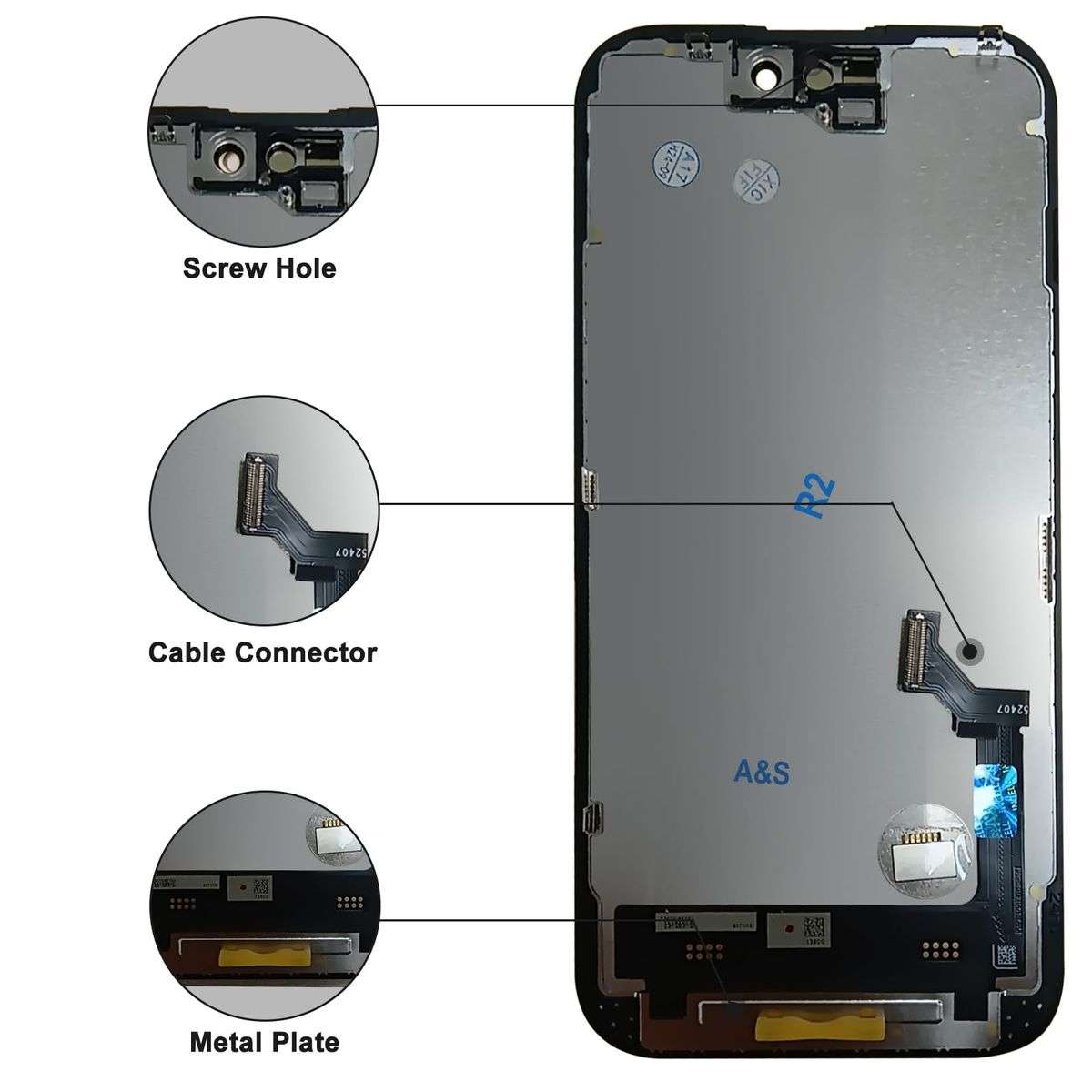 Screen Replacement Compatible with iphone 15 with Repair Tools