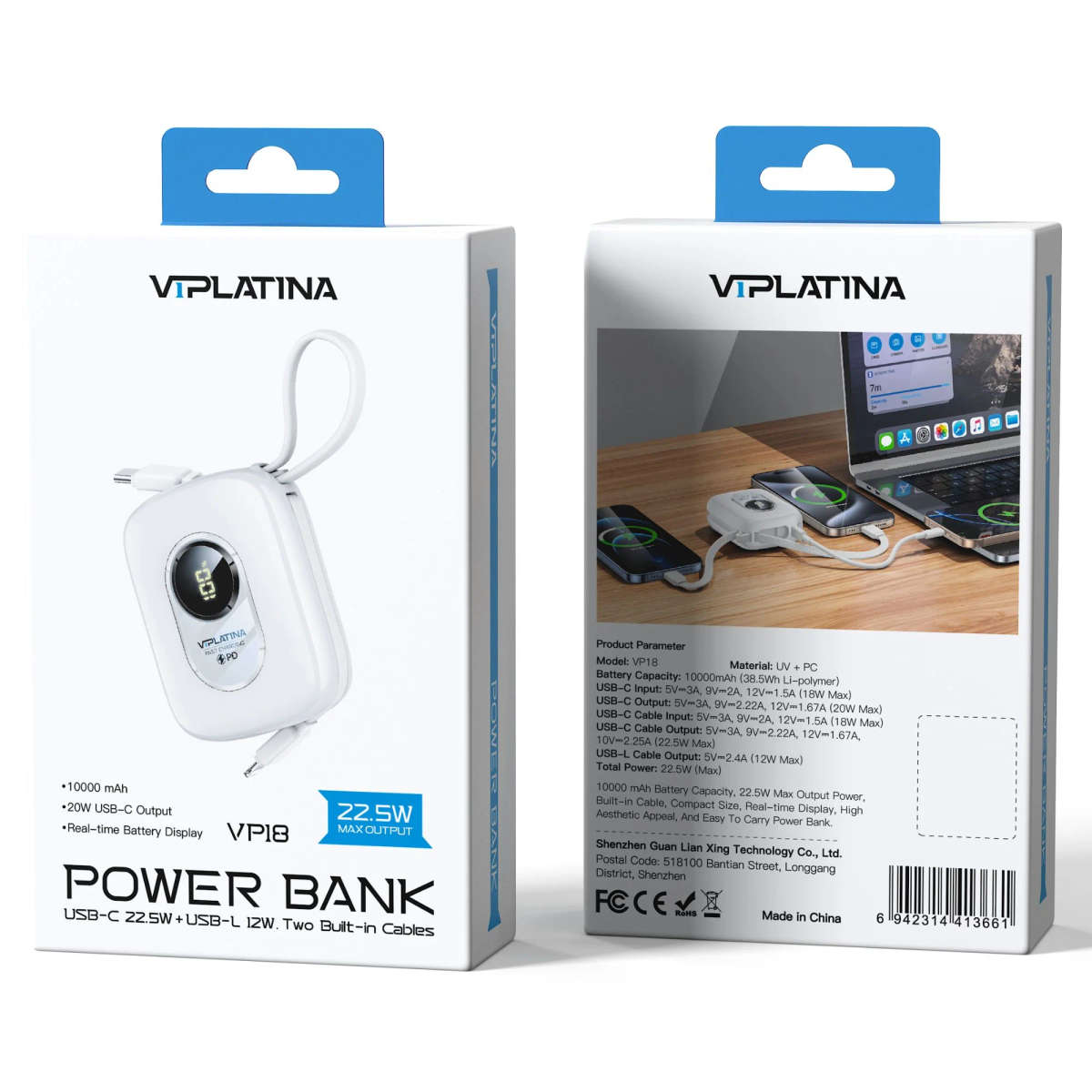 VIPLatina Power Bank VP18